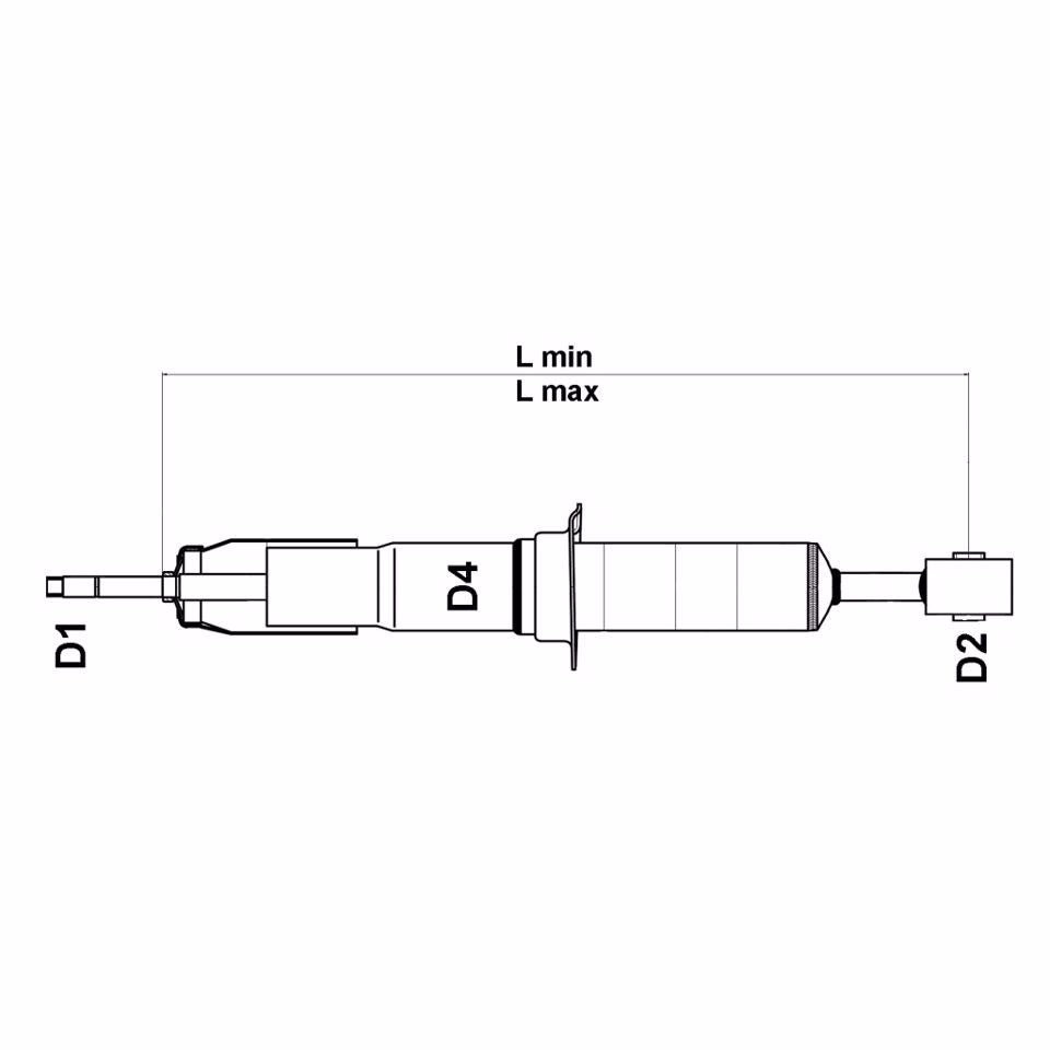 AMMORTIZZATORE ANTERIORE DX/SX GAS 504-17055