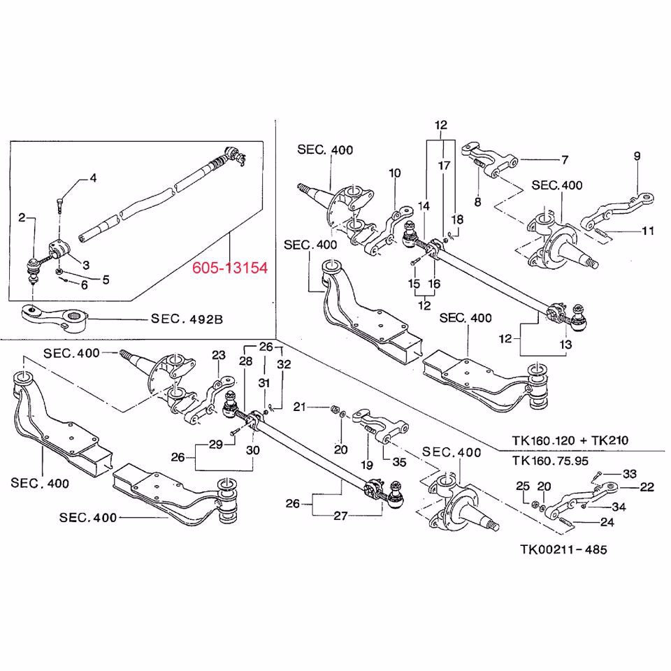 BARRA ACCOPPIAMENTO STERZO