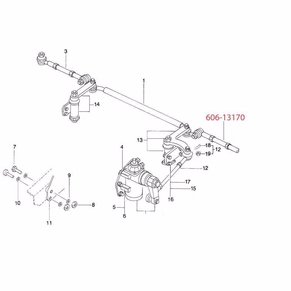 BARRA STERZO COMPLETA LAT.DX