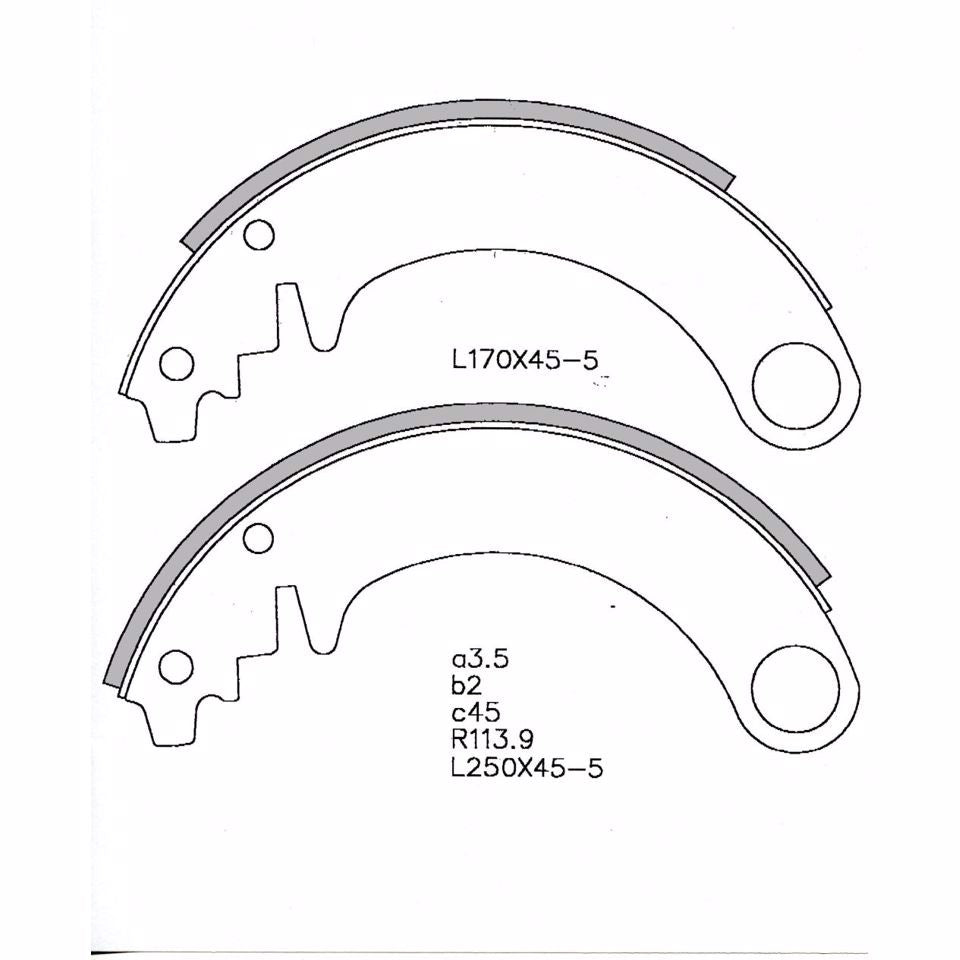 SERIE GANASCE FRENO ANT/POST