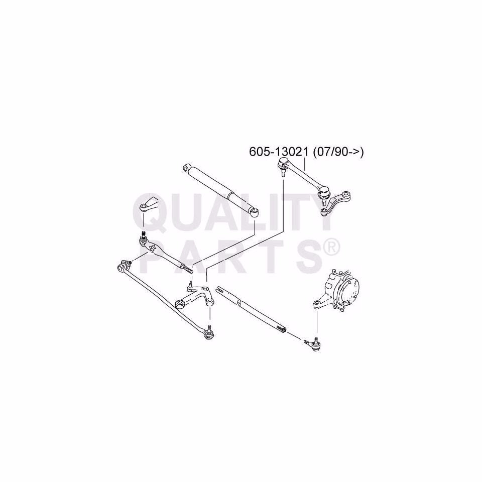 BARRA ATTACCO AMMORTIZZATORE STERZO