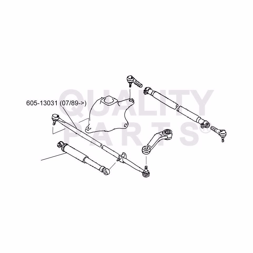 BARRA ATTACCO AMMORTIZZATORE STERZO